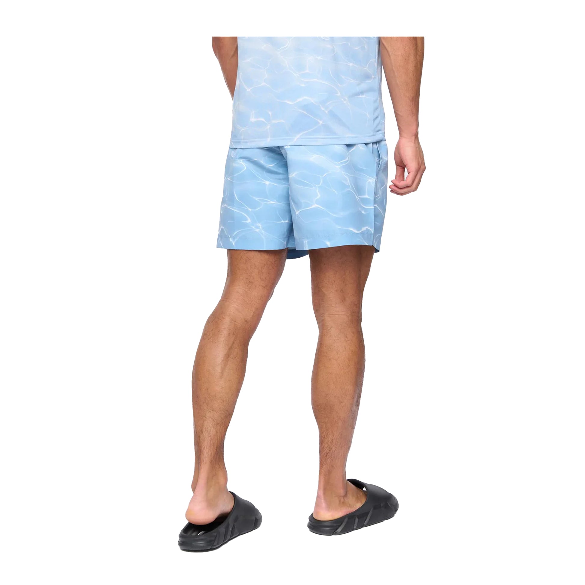 Denim Blue - Back - Henleys Mens Henpool Swim Shorts