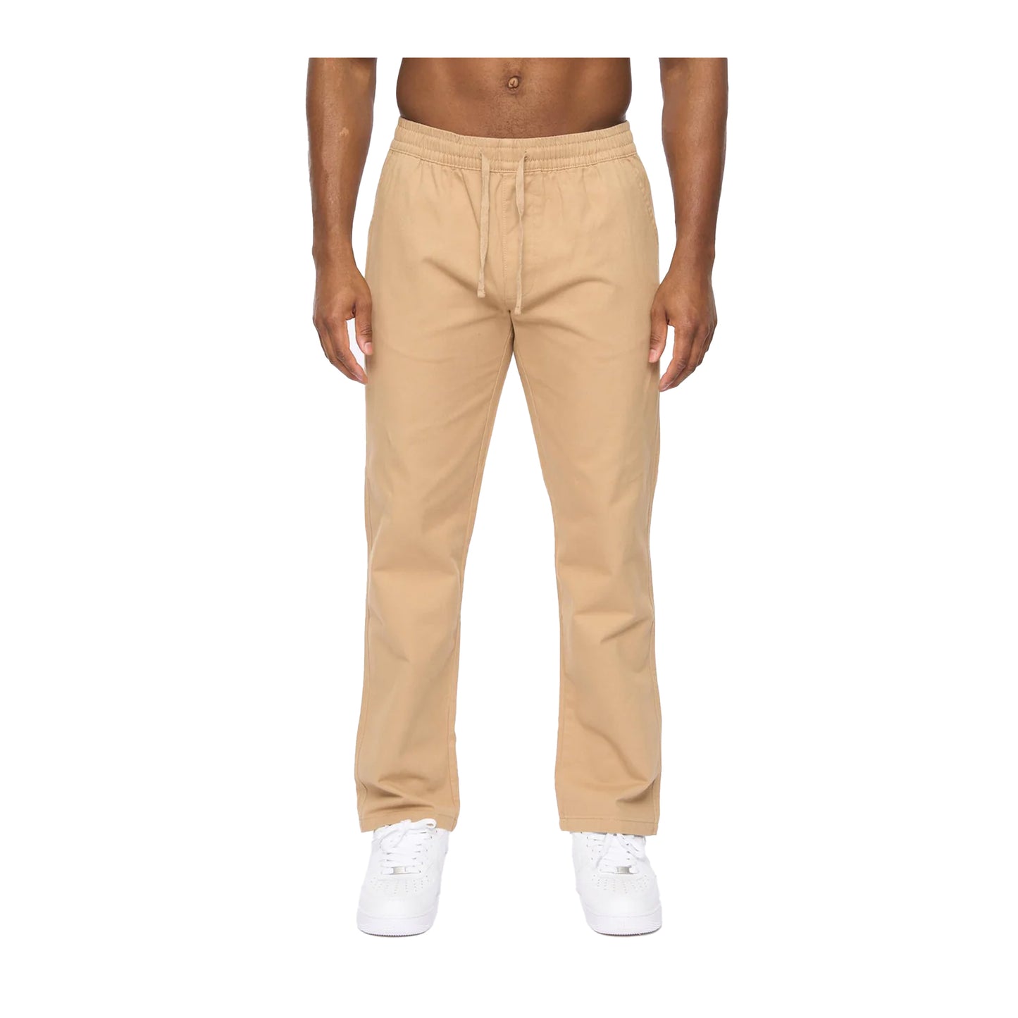 Stone - Front - Crosshatch Mens Blansmoore Trousers
