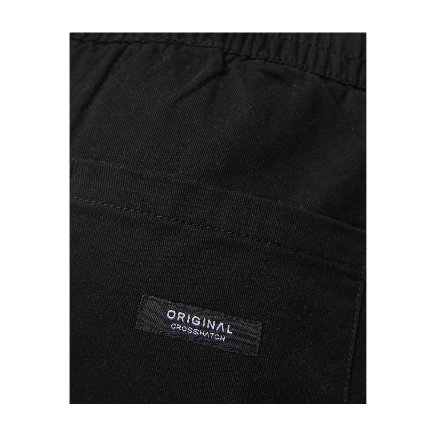 Black - Side - Crosshatch Mens Blansmoore Trousers