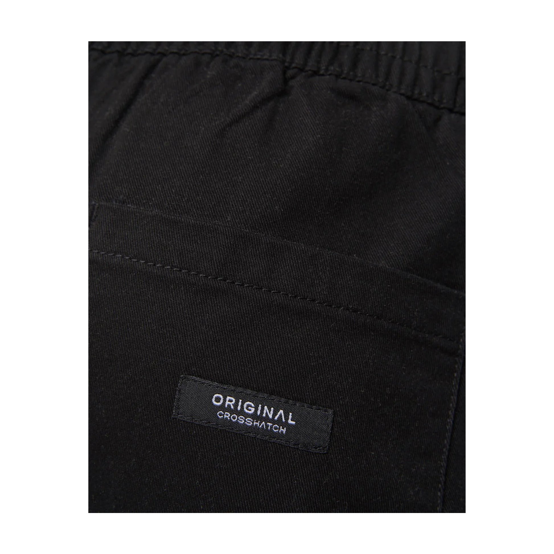 Black - Side - Crosshatch Mens Blansmoore Trousers