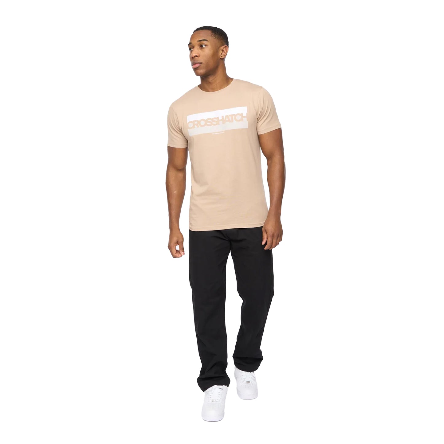 Black - Lifestyle - Crosshatch Mens Blansmoore Trousers