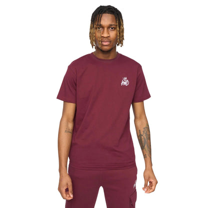 Burgundy - Front - Kings Will Dream Mens Crosby T-Shirt