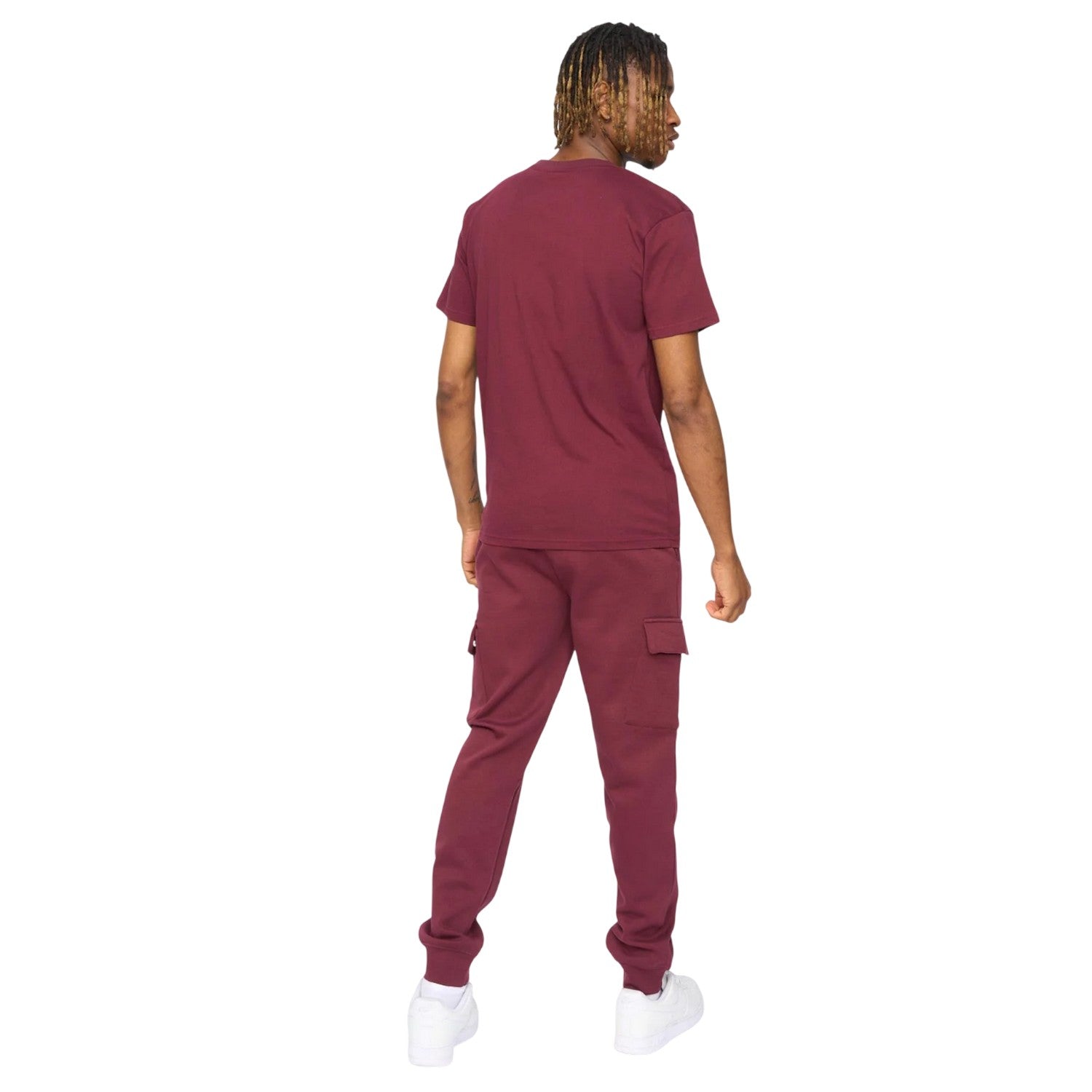 Burgundy - Back - Kings Will Dream Mens Crosby T-Shirt