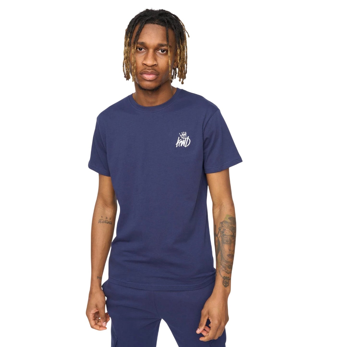 Navy - Front - Kings Will Dream Mens Crosby T-Shirt