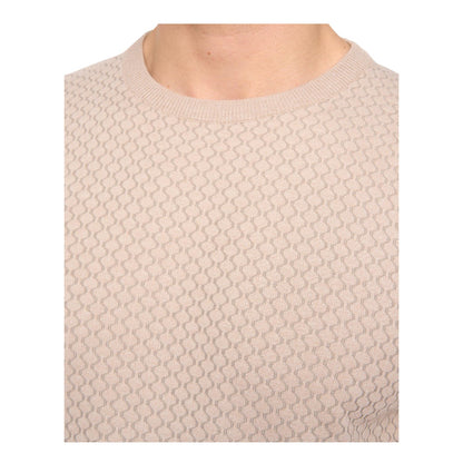 Stone - Side - Duck and Cover Mens Mataso Knitted T-Shirt