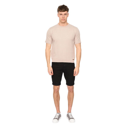 Stone - Lifestyle - Duck and Cover Mens Marvela Knitted T-Shirt