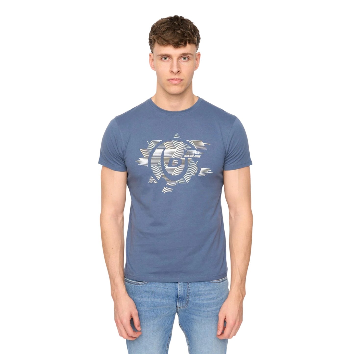 Multicoloured - Back - Duck and Cover Mens Haltecks Assorted Designs T-Shirt (Pack of 5)