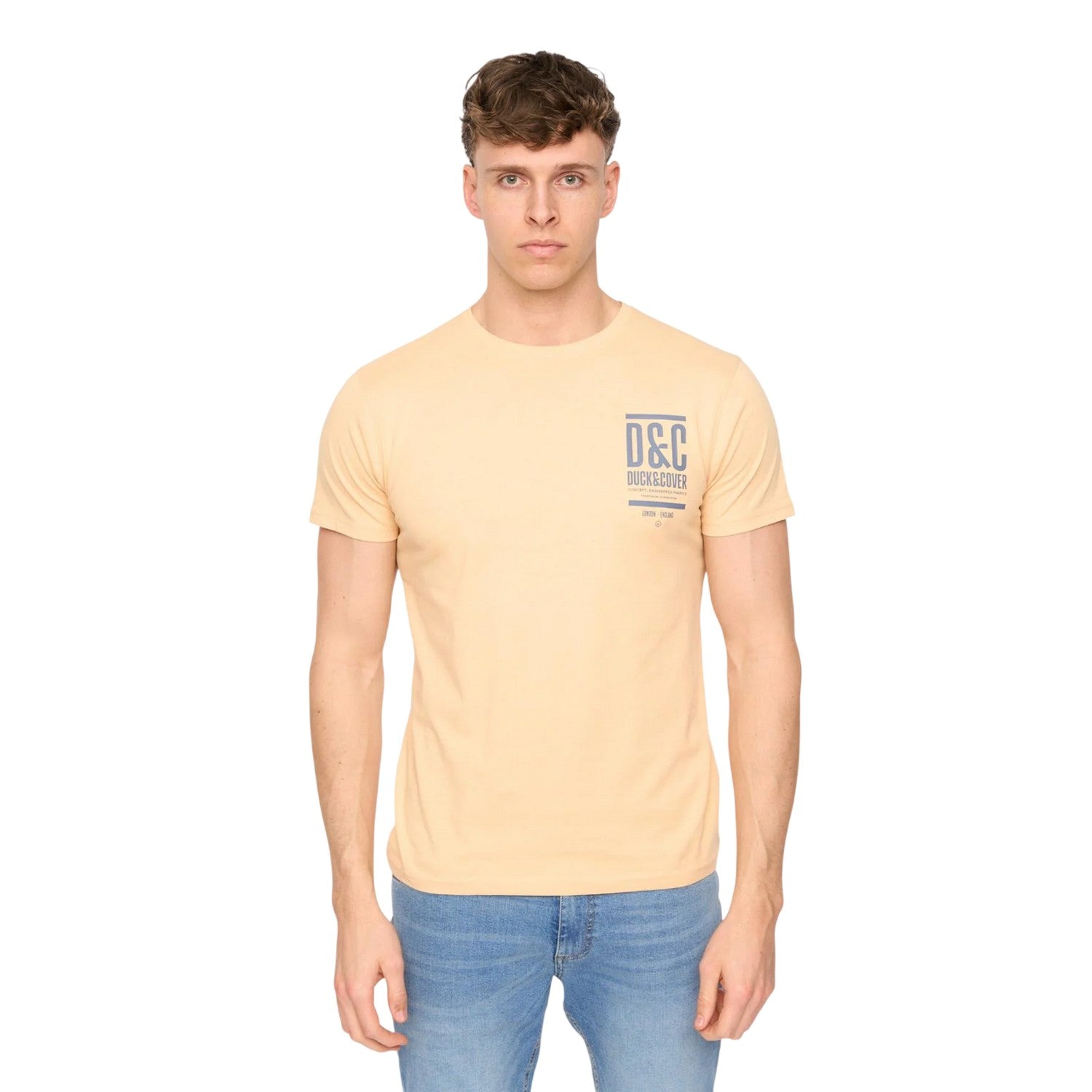 Multicoloured - Side - Duck and Cover Mens Haltecks Assorted Designs T-Shirt (Pack of 5)