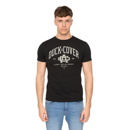 Multicoloured - Pack Shot - Duck and Cover Mens Haltecks Assorted Designs T-Shirt (Pack of 5)