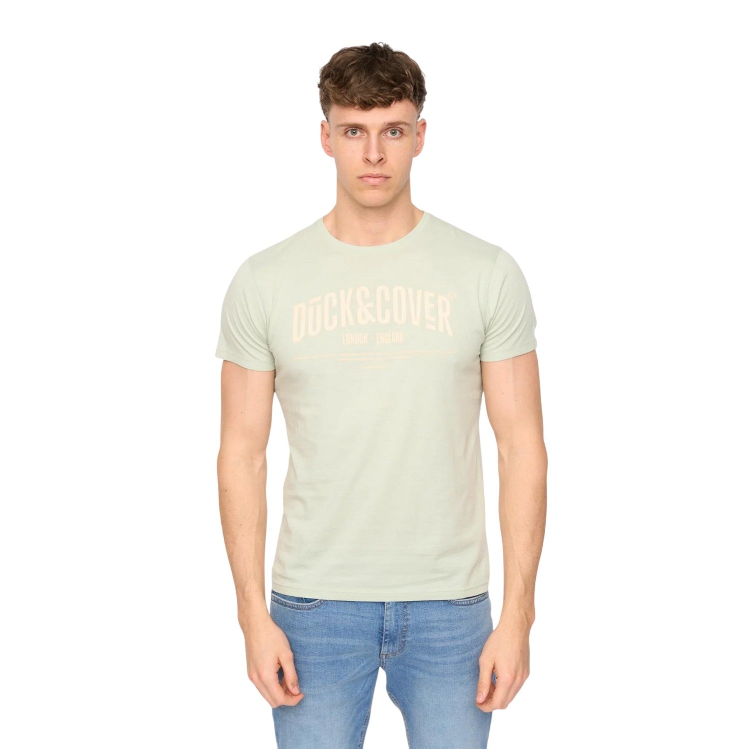Multicoloured - Close up - Duck and Cover Mens Haltecks Assorted Designs T-Shirt (Pack of 5)
