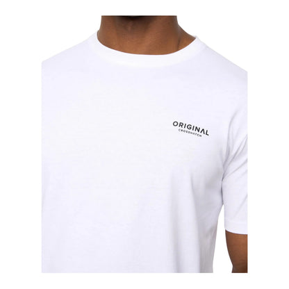White - Side - Crosshatch Mens Allmoore T-Shirt