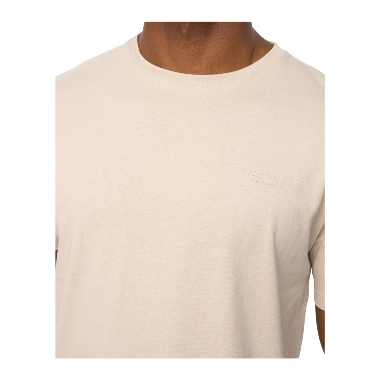 Light Stone - Side - Crosshatch Mens Allmoore T-Shirt