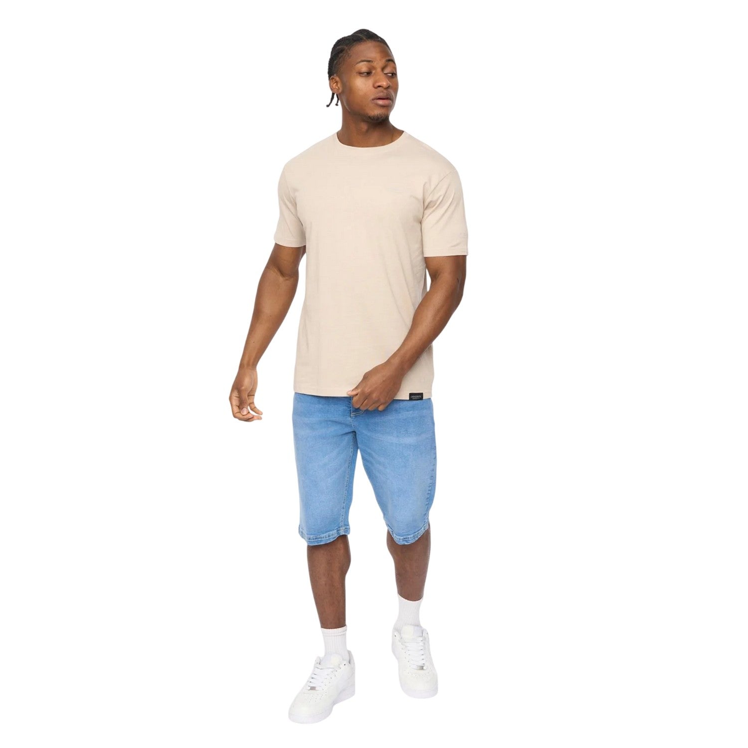 Light Stone - Lifestyle - Crosshatch Mens Allmoore T-Shirt