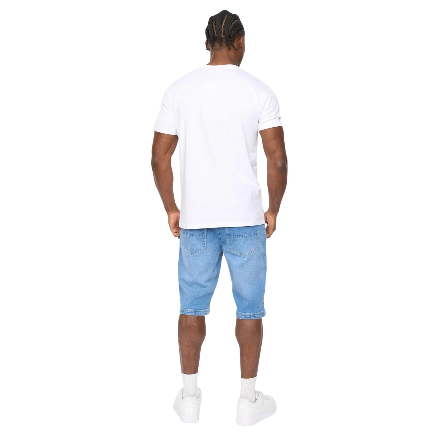 White - Back - Crosshatch Mens Allmoore T-Shirt