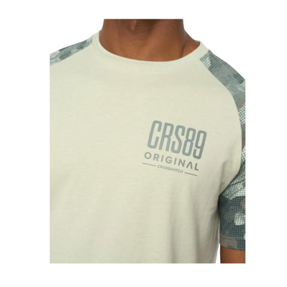 Light Olive - Back - Crosshatch Mens Branton T-Shirt