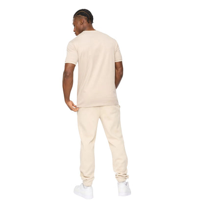 Light Stone - Back - Crosshatch Mens Preece T-Shirt