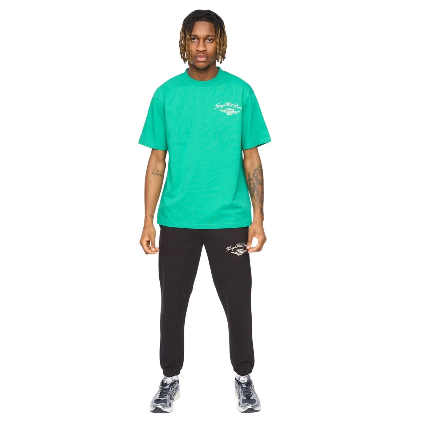 Green - Lifestyle - Kings Will Dream Mens Arch Oversized T-Shirt