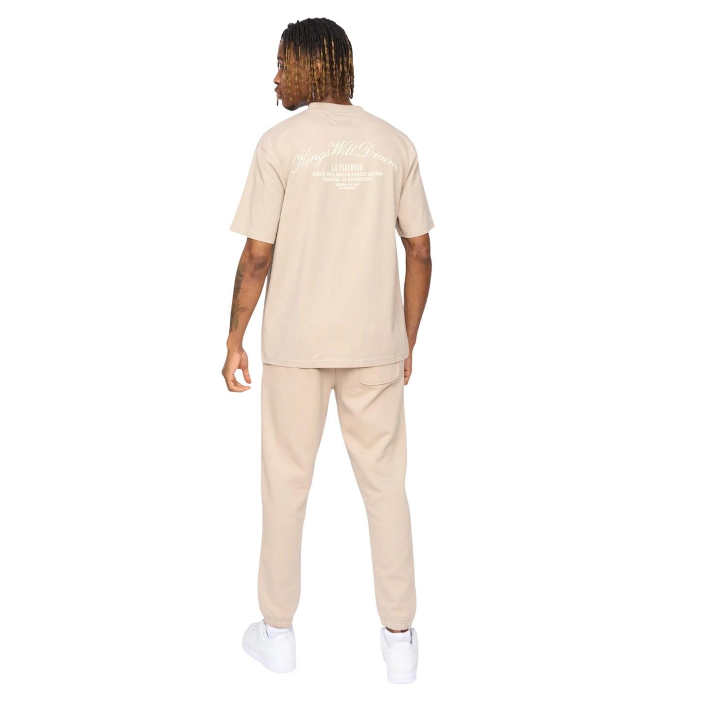 Stone - Back - Kings Will Dream Mens Arch Oversized T-Shirt