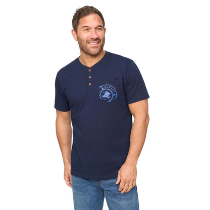 Navy - Front - Bewley & Ritch Mens Garside T-Shirt