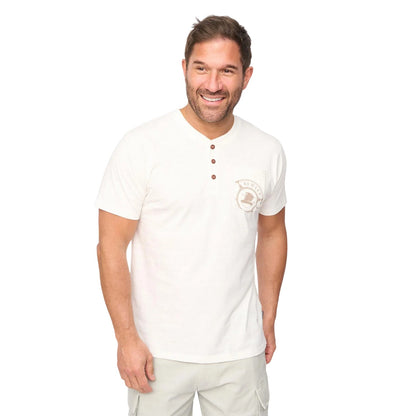 Off White - Front - Bewley & Ritch Mens Garside T-Shirt