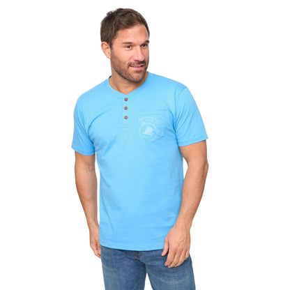 Blue - Front - Bewley & Ritch Mens Garside T-Shirt