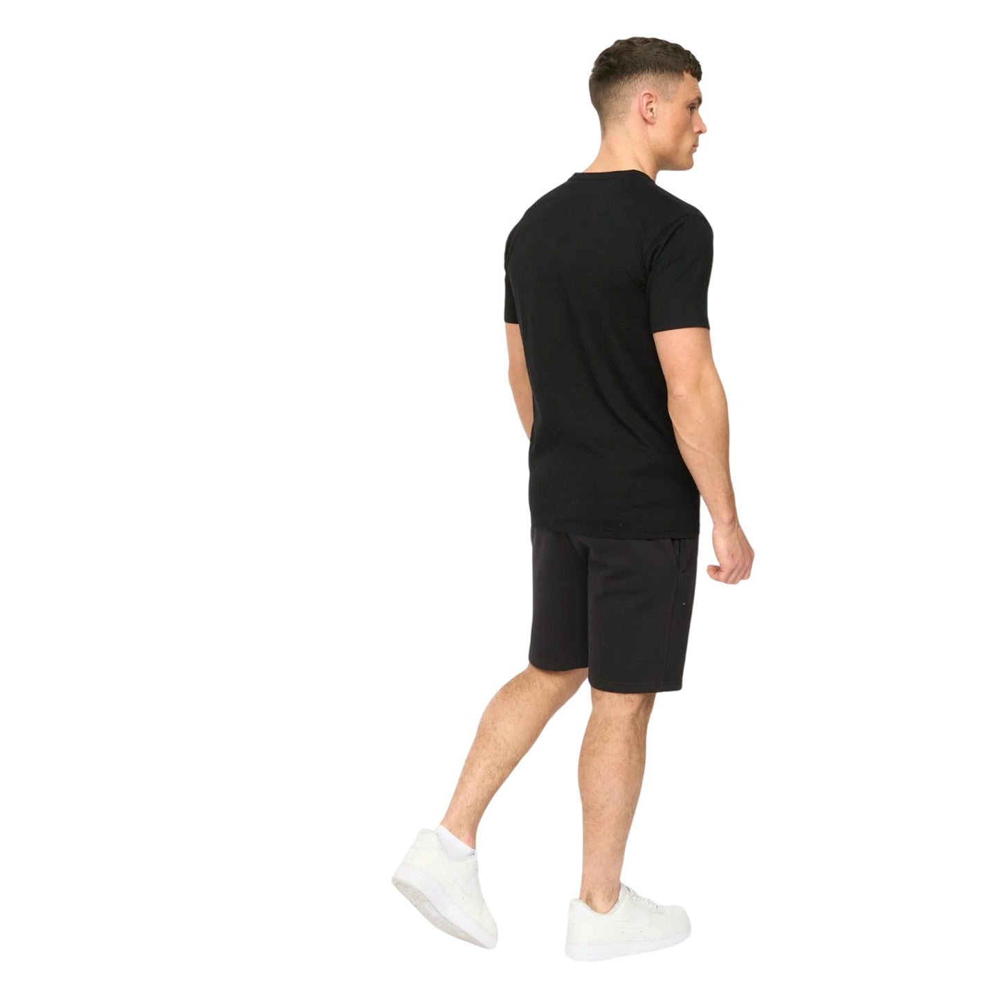 Black - Back - Crosshatch Mens Kensby T-Shirt