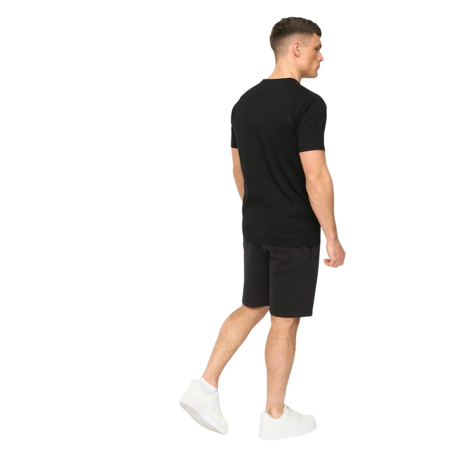 Black - Back - Crosshatch Mens Kensby T-Shirt