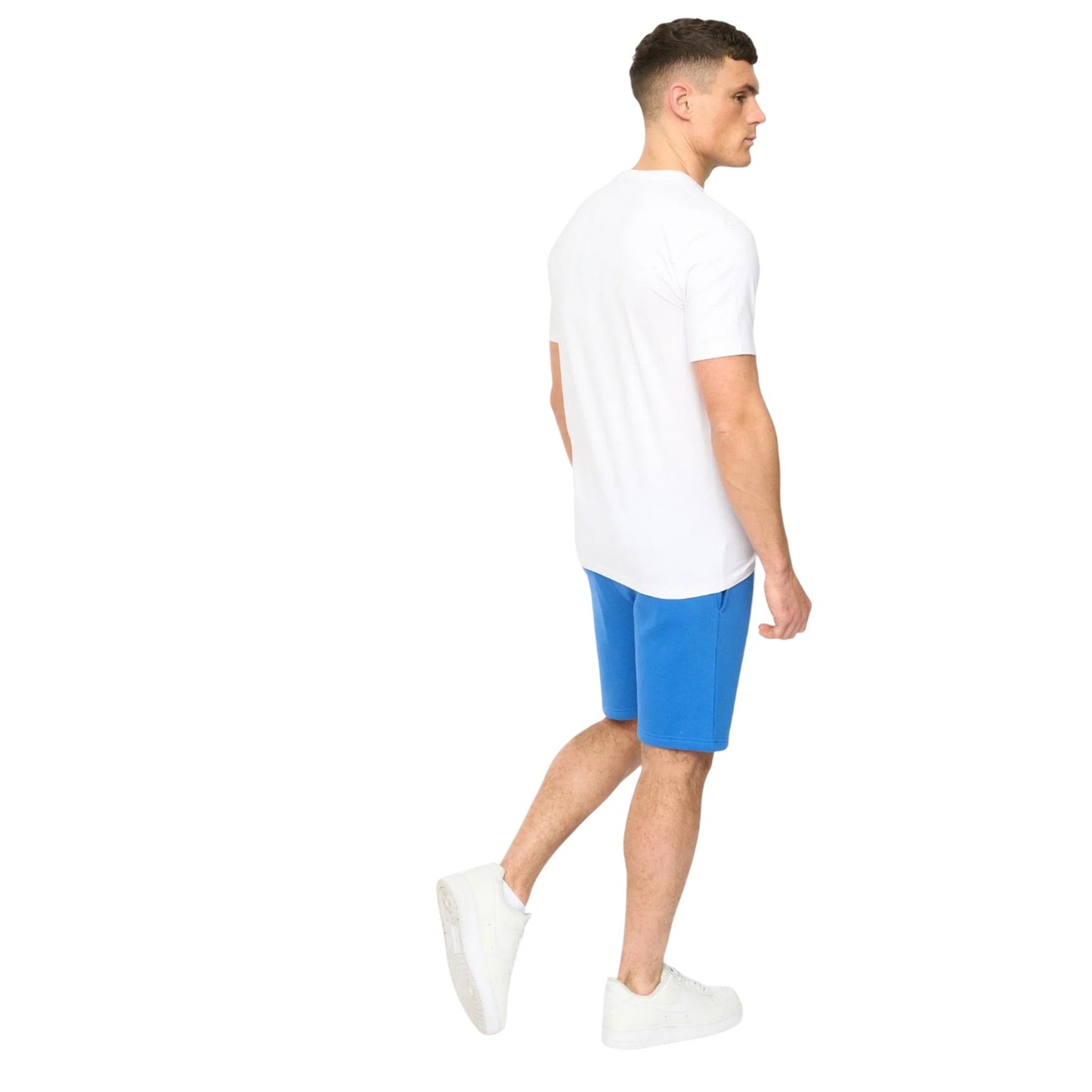 White - Back - Crosshatch Mens Kensby T-Shirt