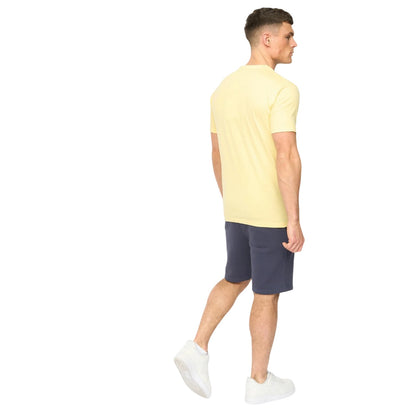 Yellow - Back - Crosshatch Mens Kensby T-Shirt