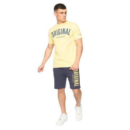 Yellow - Lifestyle - Crosshatch Mens Kensby T-Shirt