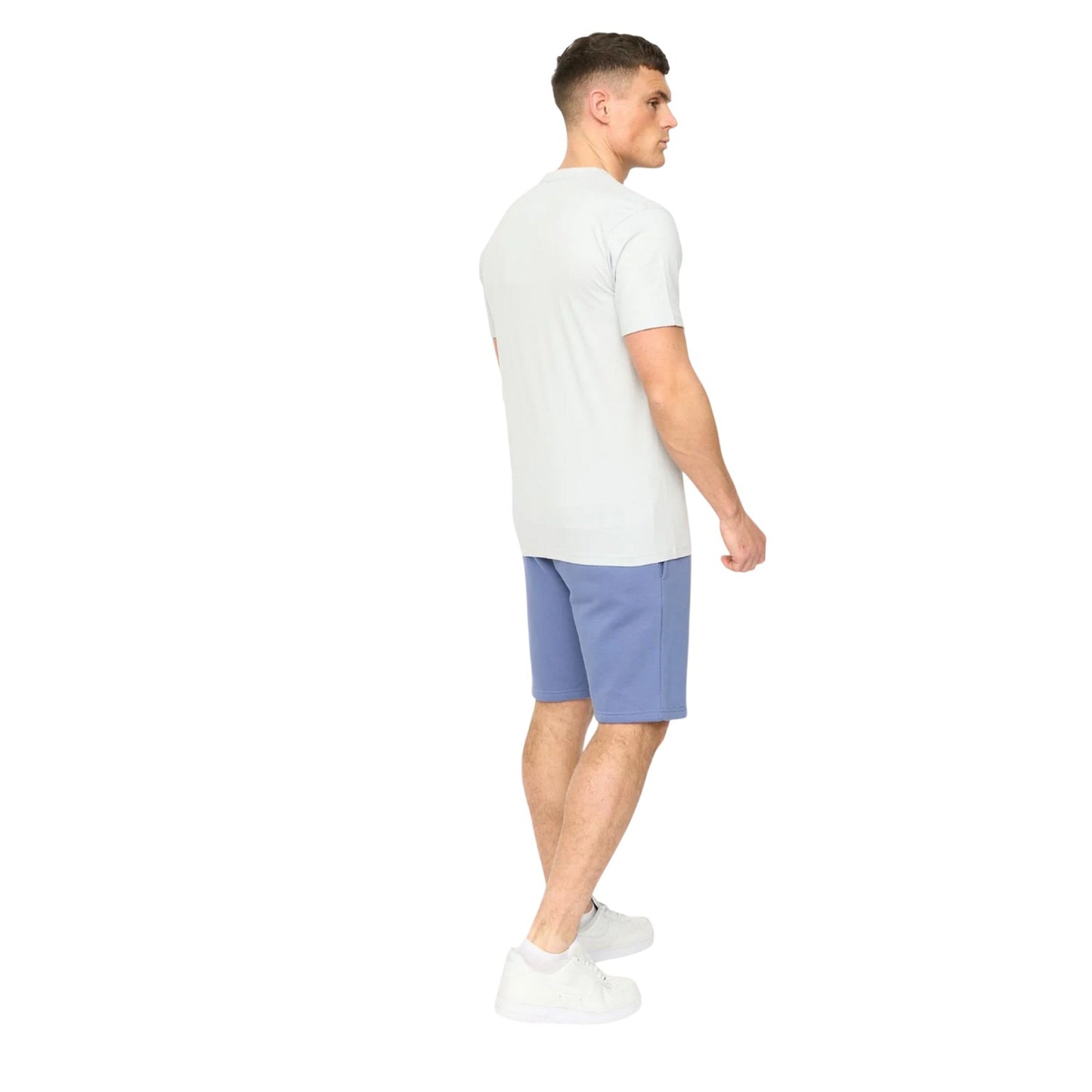 Light Blue - Back - Crosshatch Mens Kensby T-Shirt