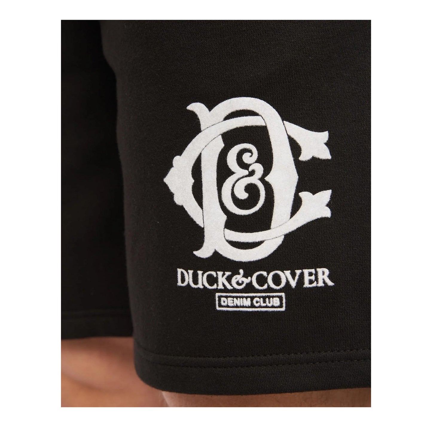 Black - Side - Duck and Cover Mens Randolph Shorts