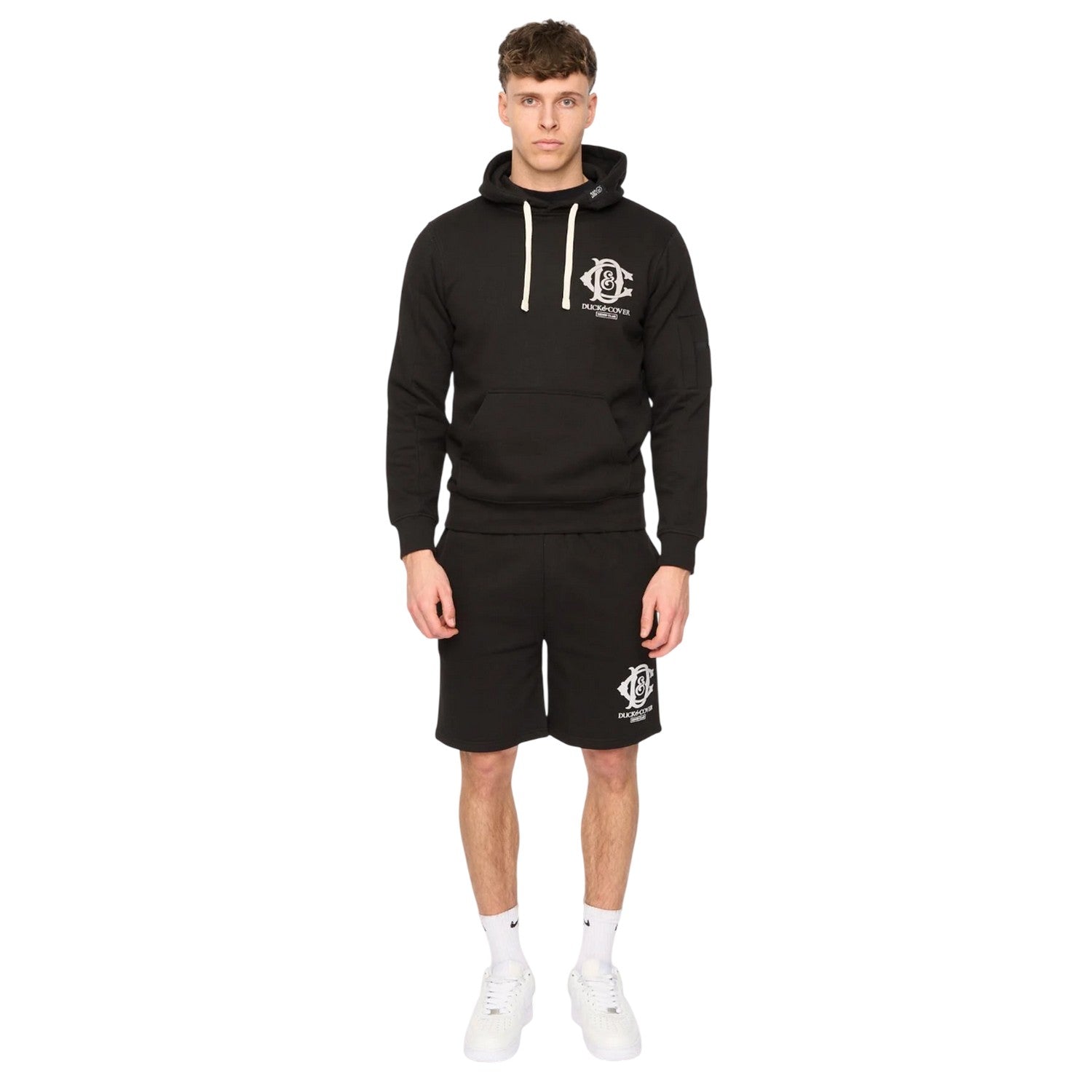 Black - Lifestyle - Duck and Cover Mens Randolph Shorts