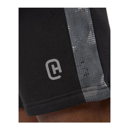 Black - Side - Crosshatch Mens Branton Shorts
