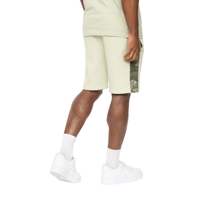 Light Olive - Back - Crosshatch Mens Branton Shorts