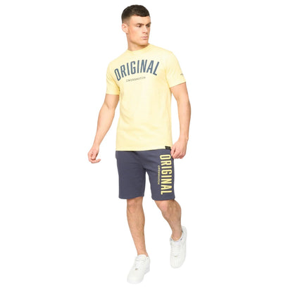Navy - Lifestyle - Crosshatch Mens Kensby Shorts