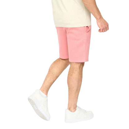 Pink - Back - Crosshatch Mens Kensby Shorts