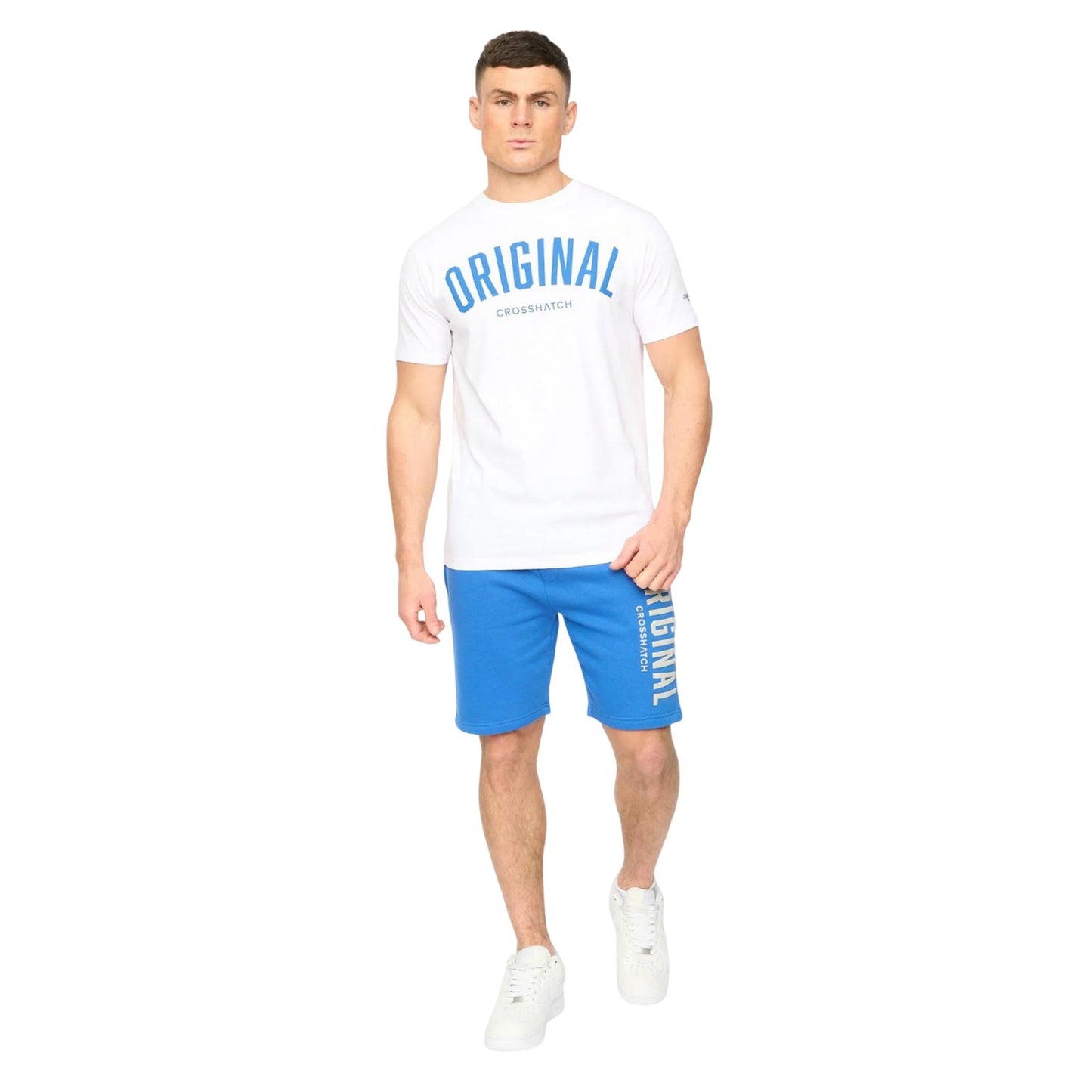 Royal Blue - Lifestyle - Crosshatch Mens Kensby Shorts