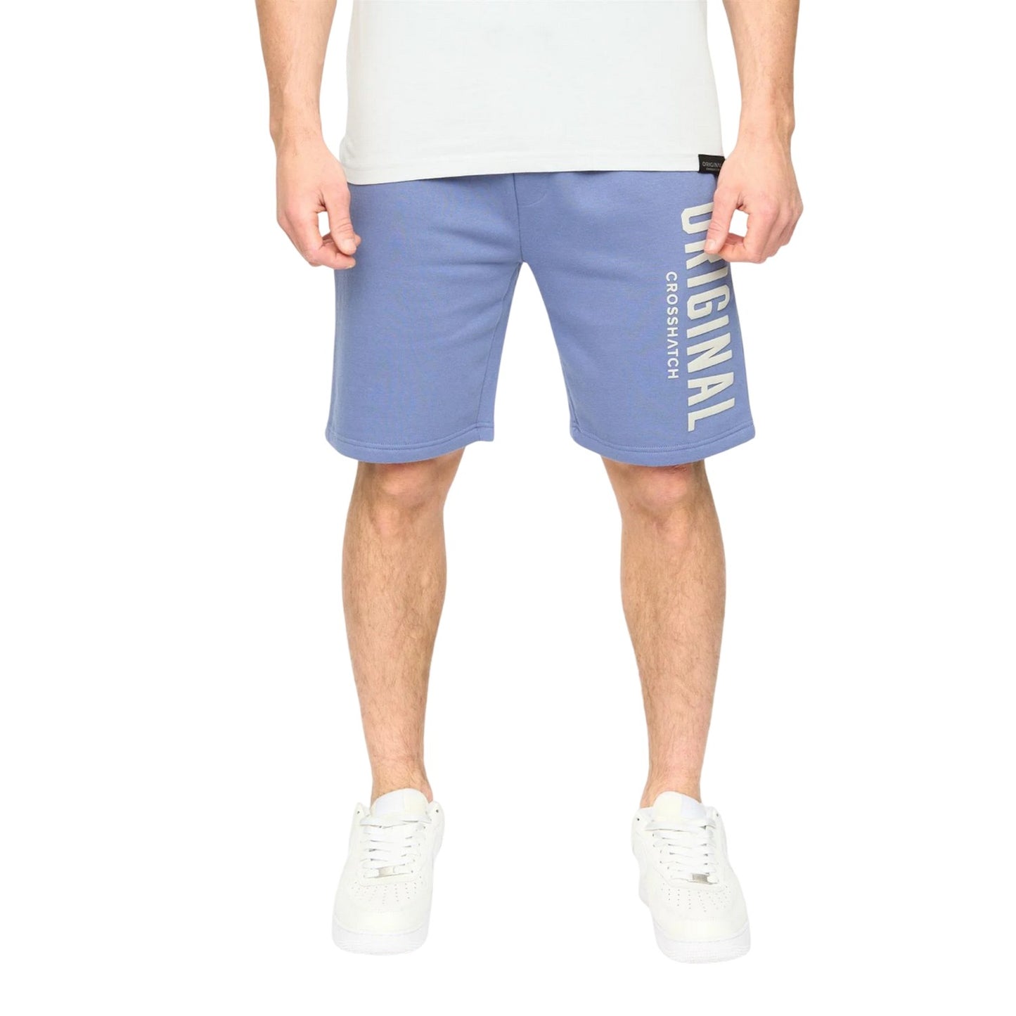 Blue - Front - Crosshatch Mens Kensby Shorts