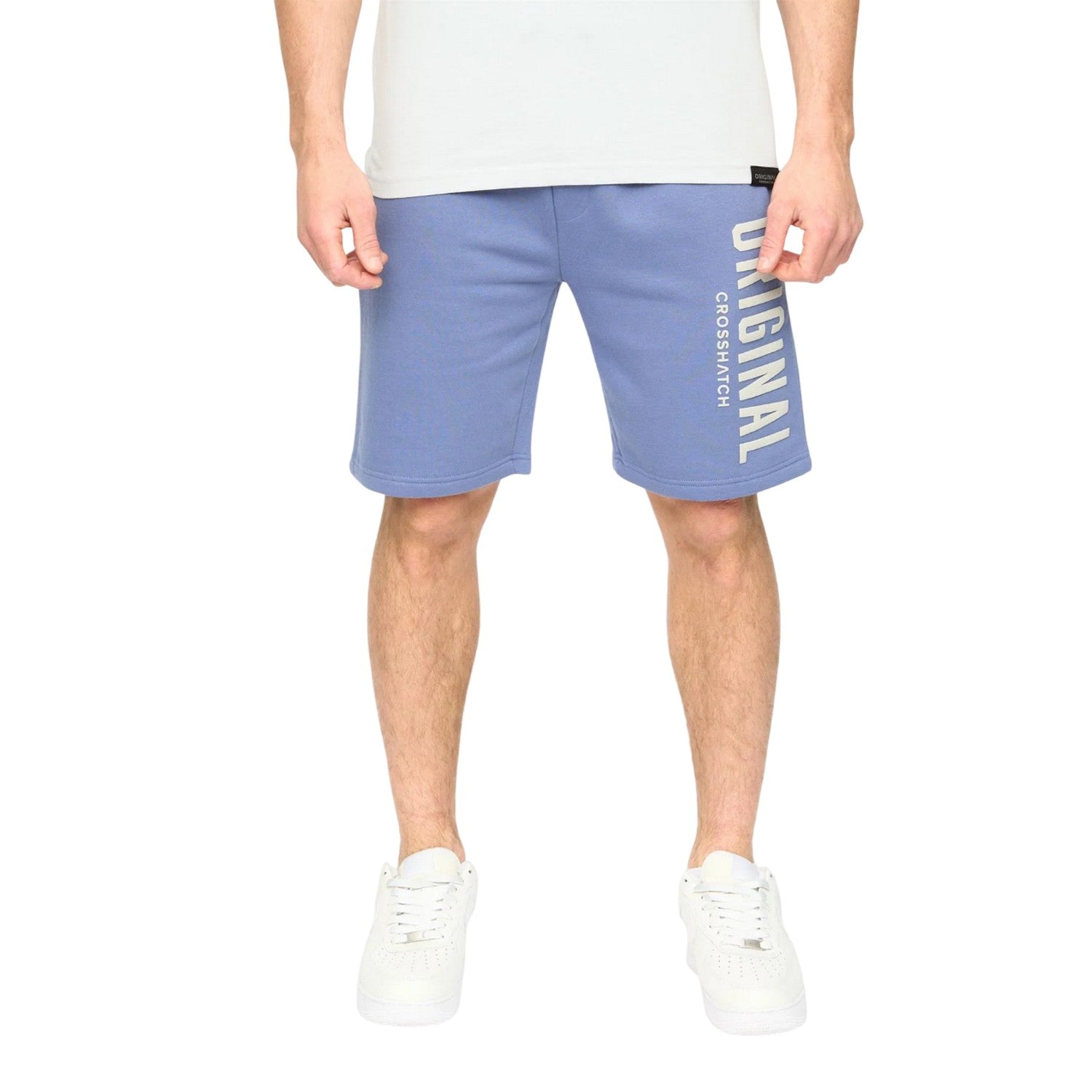 Blue - Front - Crosshatch Mens Kensby Shorts