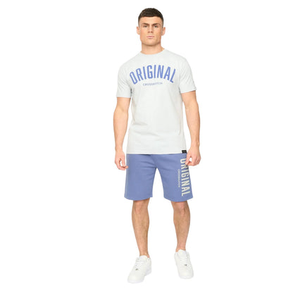 Blue - Lifestyle - Crosshatch Mens Kensby Shorts