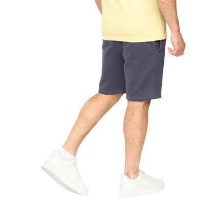 Navy - Back - Crosshatch Mens Kensby Shorts