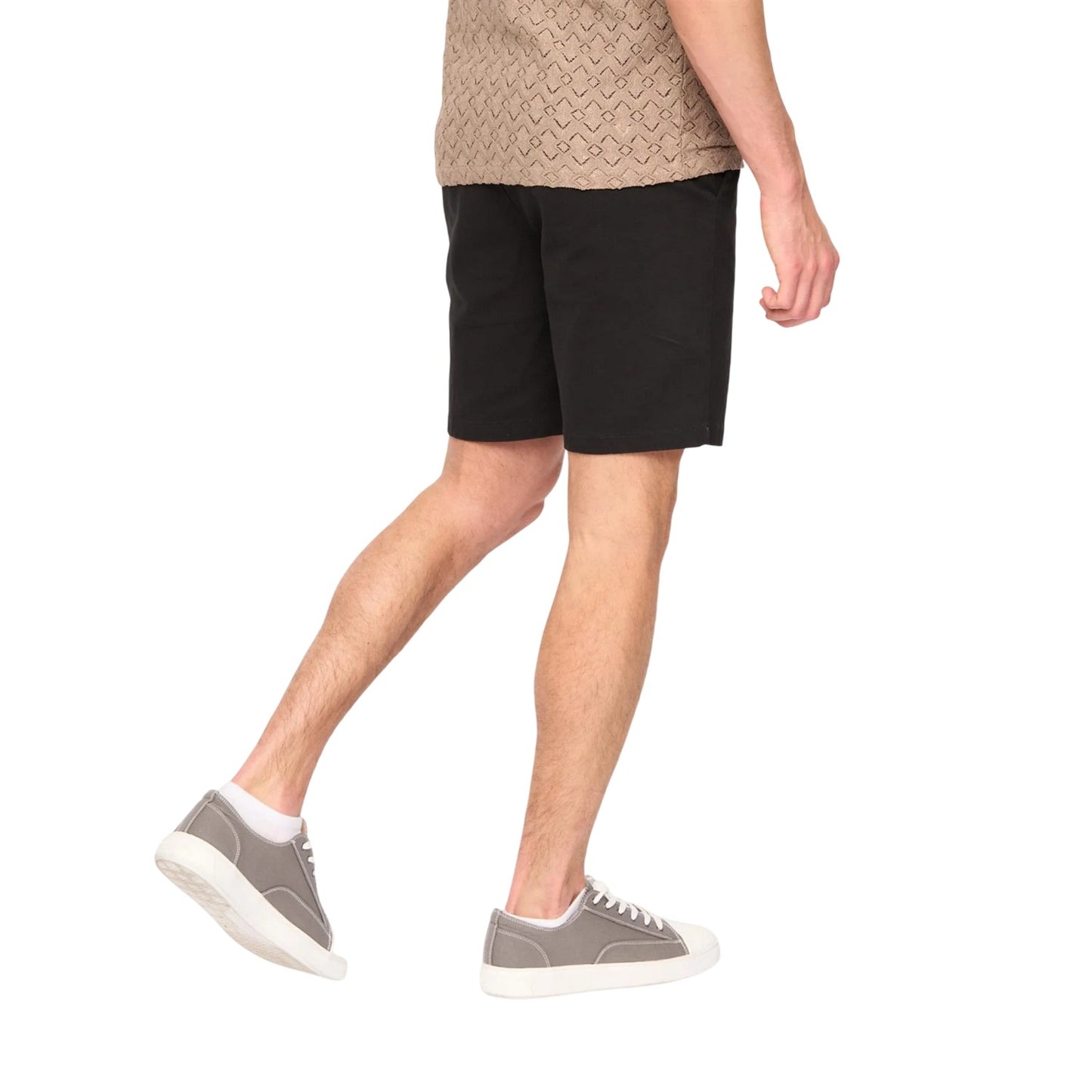 Black - Back - Duck and Cover Mens Everett Chino Shorts