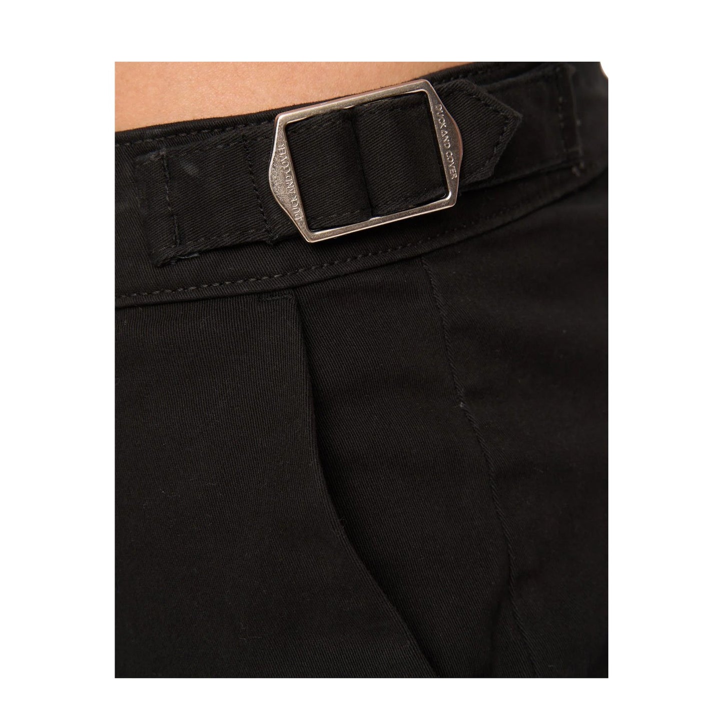 Black - Side - Duck and Cover Mens Everett Chino Shorts