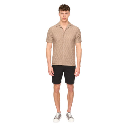Black - Lifestyle - Duck and Cover Mens Everett Chino Shorts