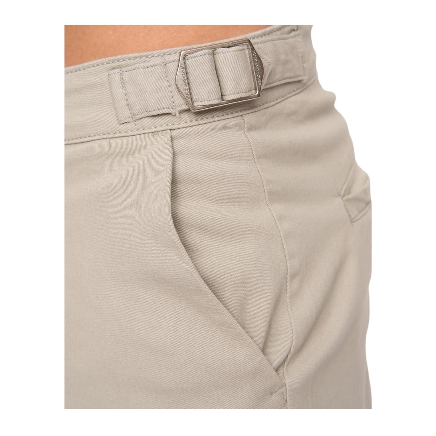Light Grey - Back - Duck and Cover Mens Everett Chino Shorts