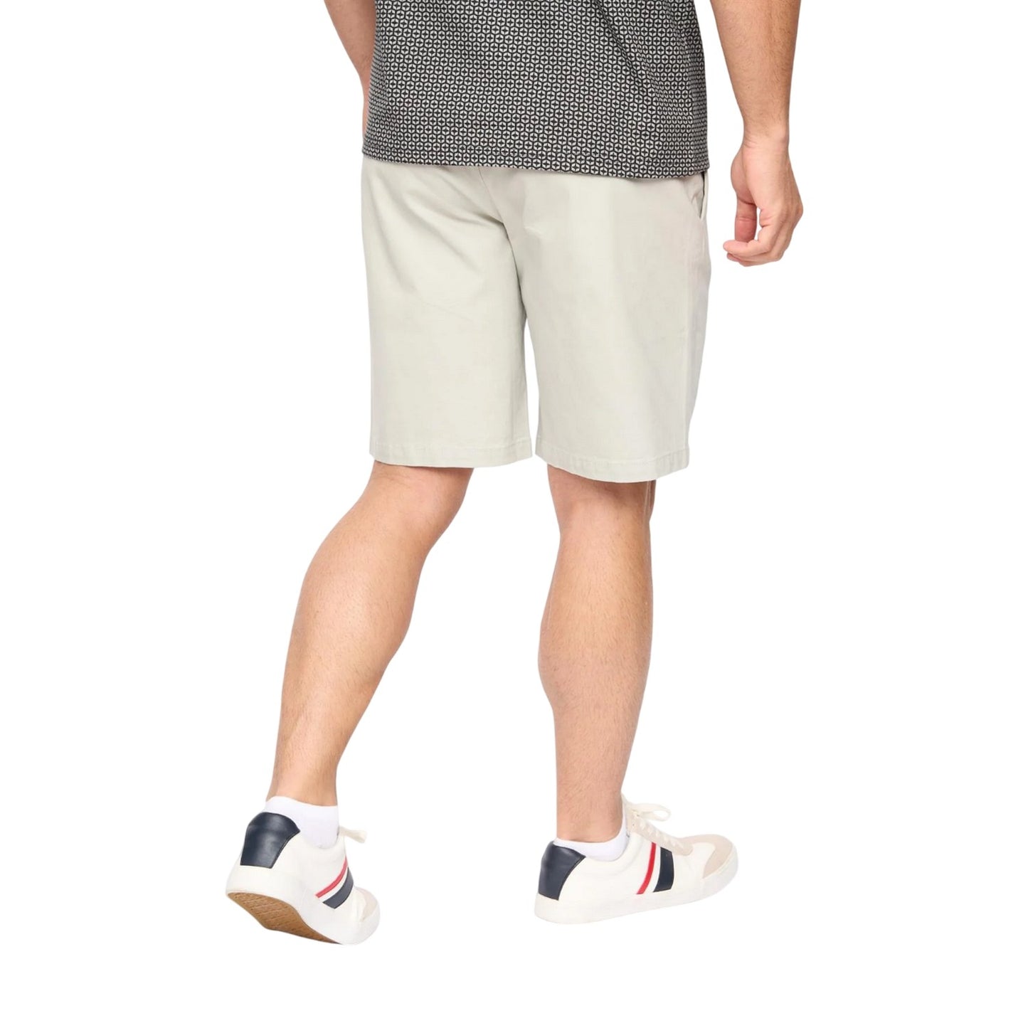 Light Grey - Back - Bewley & Ritch Mens Clarksten Chino Shorts