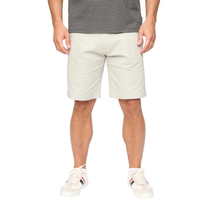 Light Grey - Front - Bewley & Ritch Mens Clarksten Chino Shorts