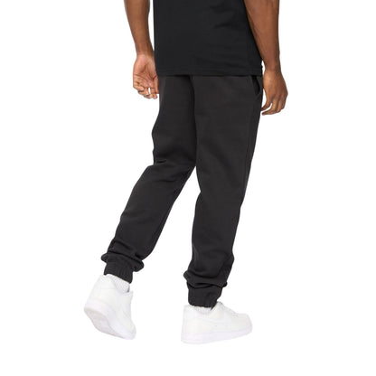 Black - Back - Crosshatch Mens Preece Jogging Bottoms