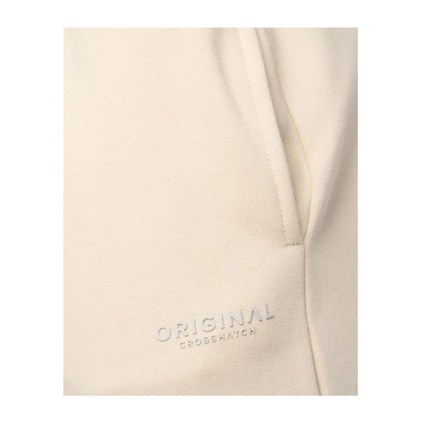 Light Stone - Side - Crosshatch Mens Preece Jogging Bottoms
